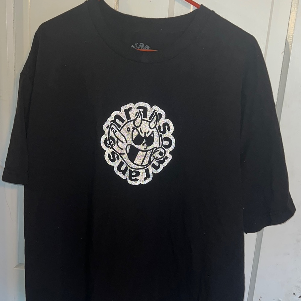 ransom devil head logo - reflective